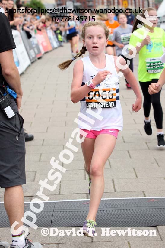Girls Junior Great  North Run, Newcastle/Gateshead. Photo: David T. Hewitson/Sports for All Pics